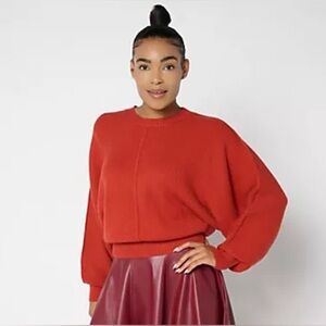 Carla Rockmore Collection Crewneck Dolman Sleeve Sweater